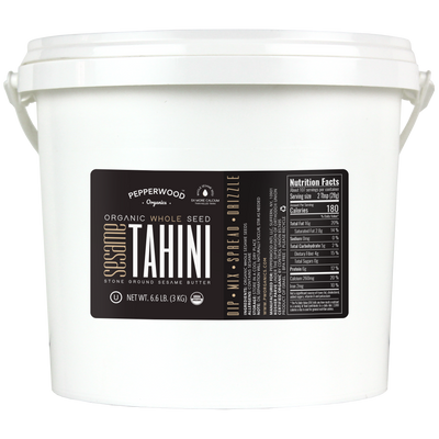 Organic Stone Ground Whole Sesame Tahini 6.6 lb (3 kg)