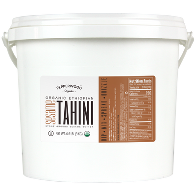 Organic Stone Ground Hulled Sesame Tahini 6.6 lb (3 kg)